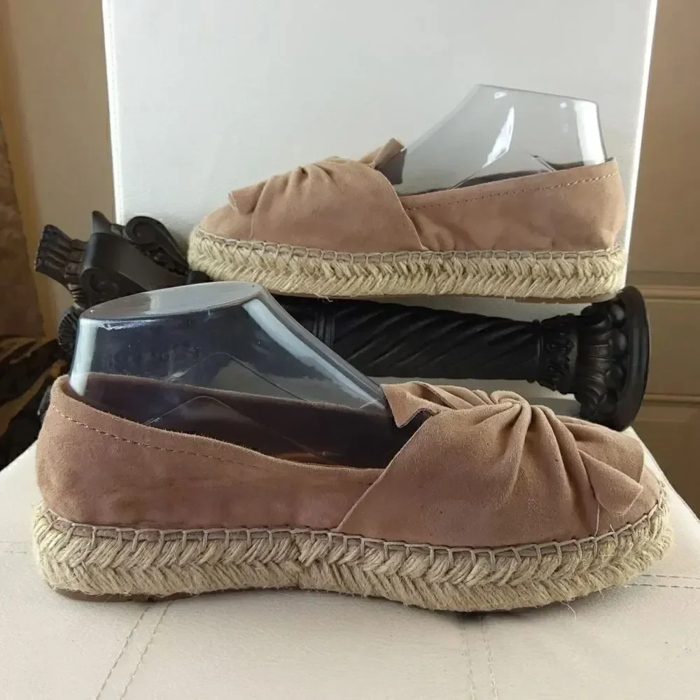 Crown Vintage pinkish/taupe Hermosa espadrilles